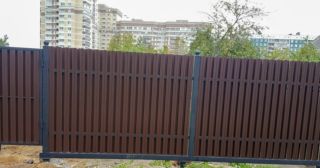 Купить распашные ворота из штакетника Котельники, цена от 2769 руб.